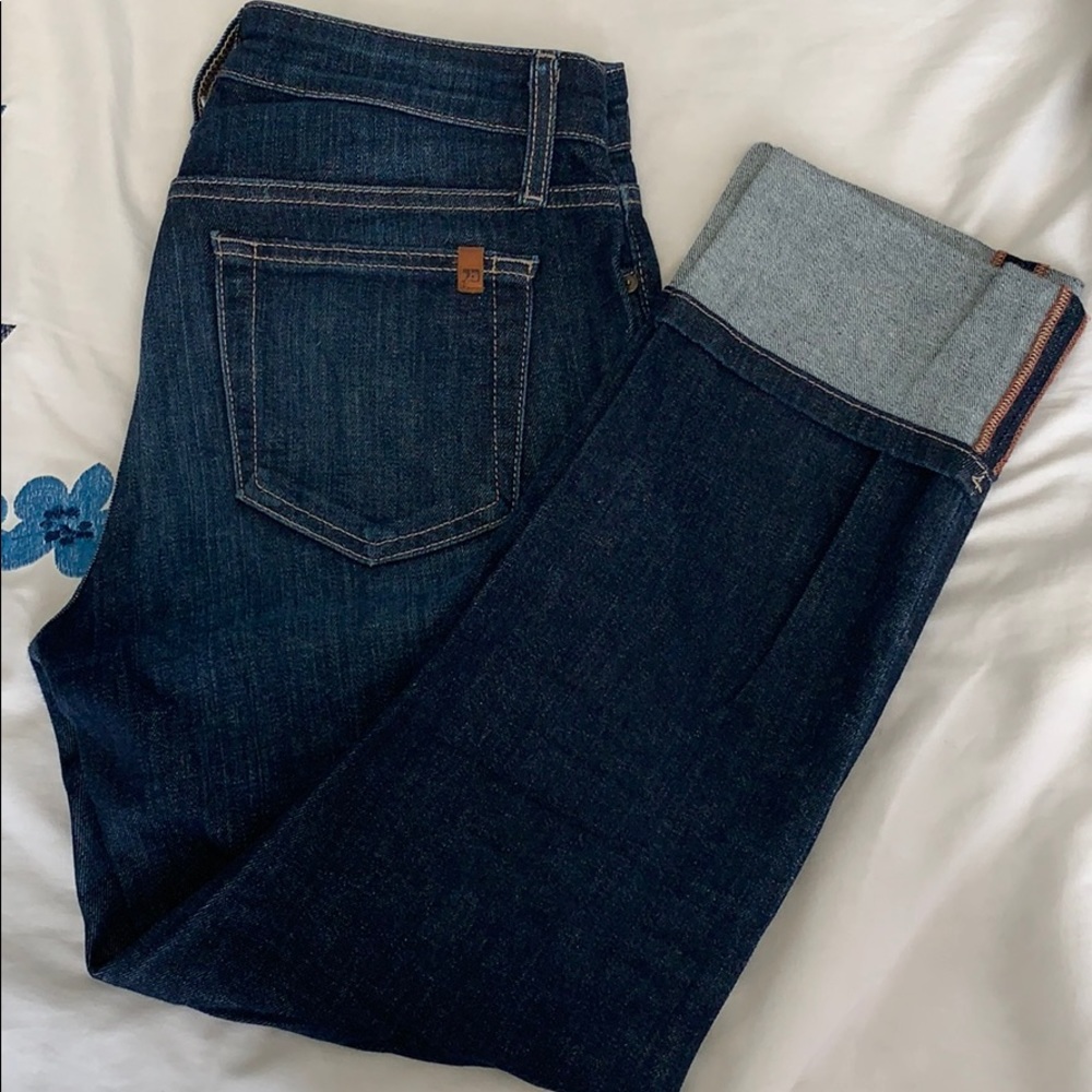 Joes Jeans- Maven cuffed crop dark wash